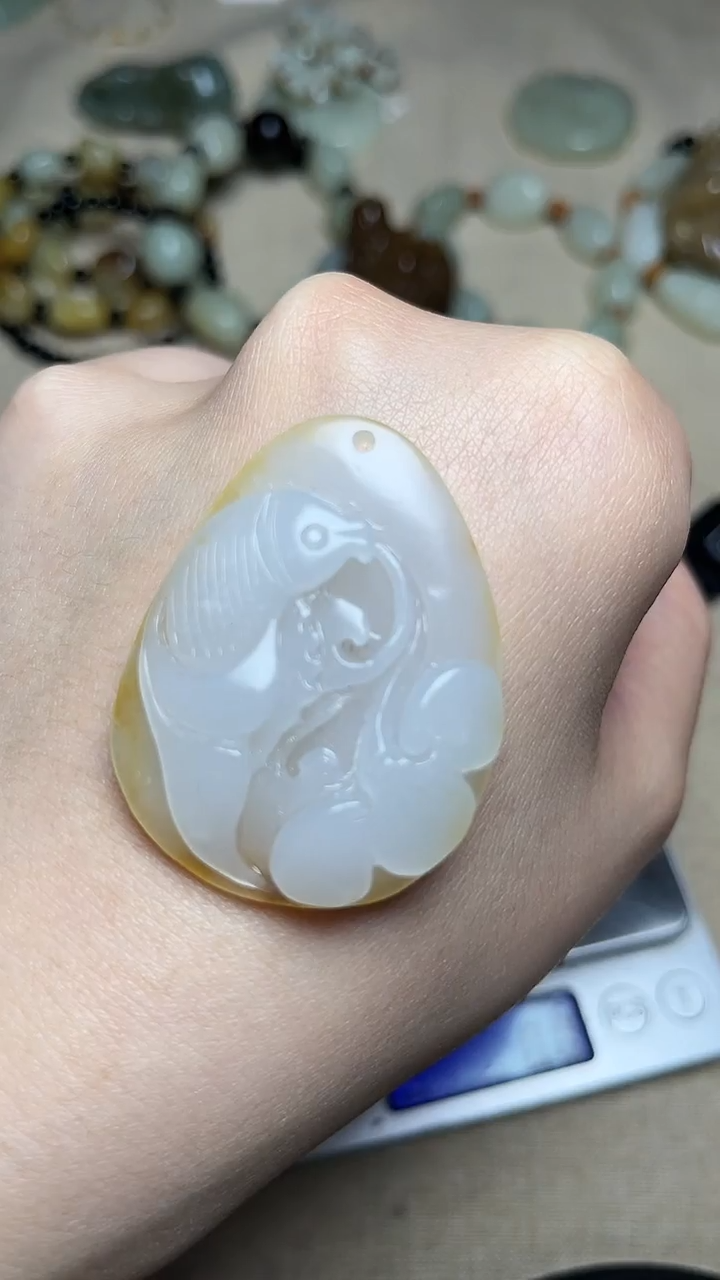【闪购商品】和田玉（糖玉）颈饰未镶嵌1