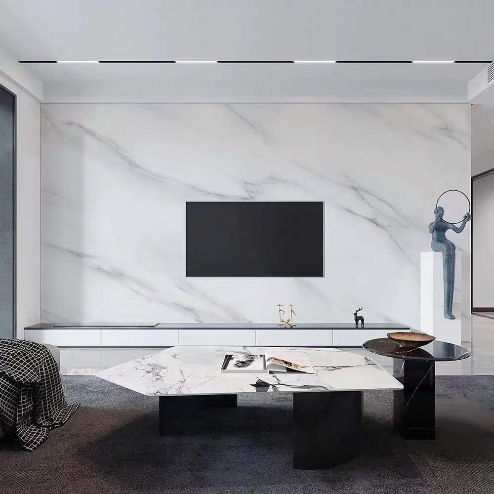 竹木纤维护墙板定制客厅电视背景集成墙板简约现代影视墙快装扣板