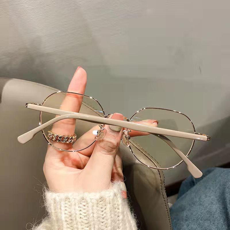 光镜近视眼镜多边眼镜框女蓝光抗辐射眼睛框小脸
