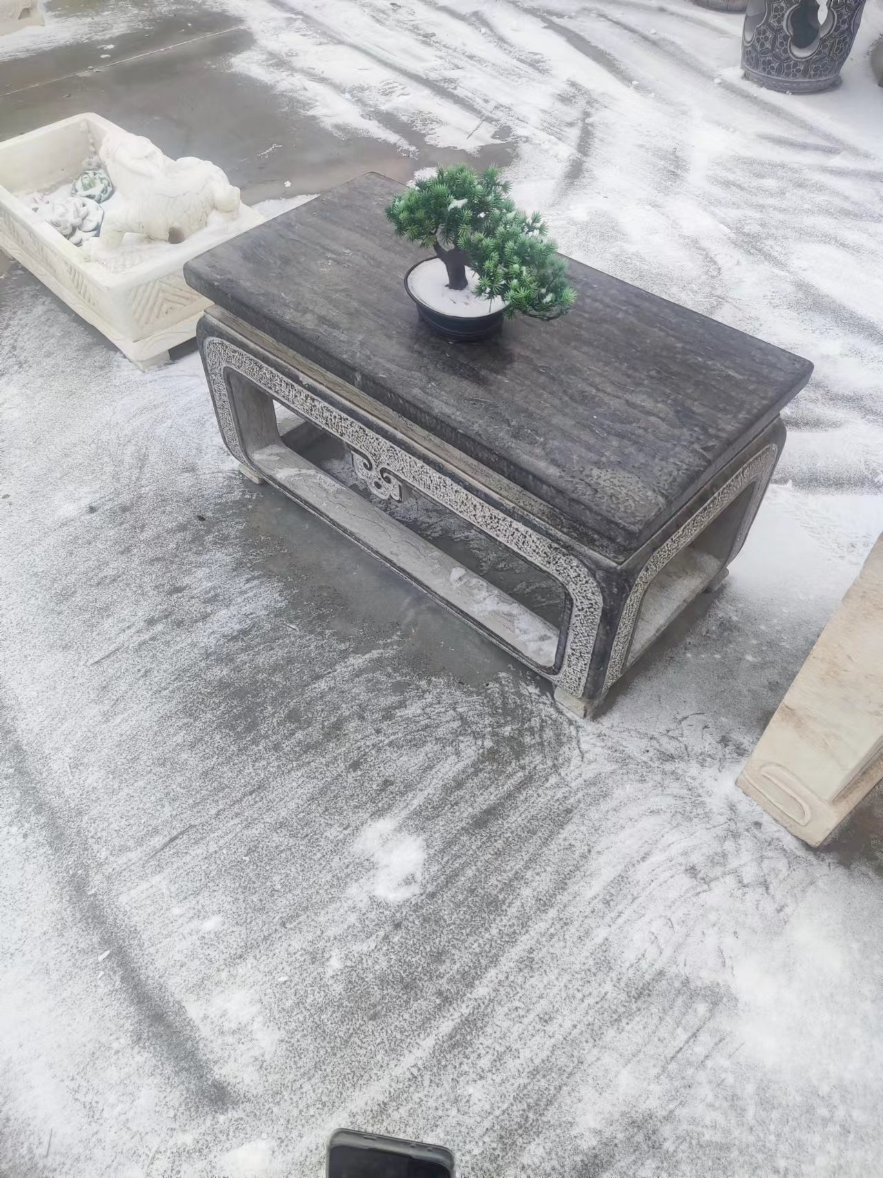 特价促销回馈新老客户山西黑青石整石雕刻80/40/40公分