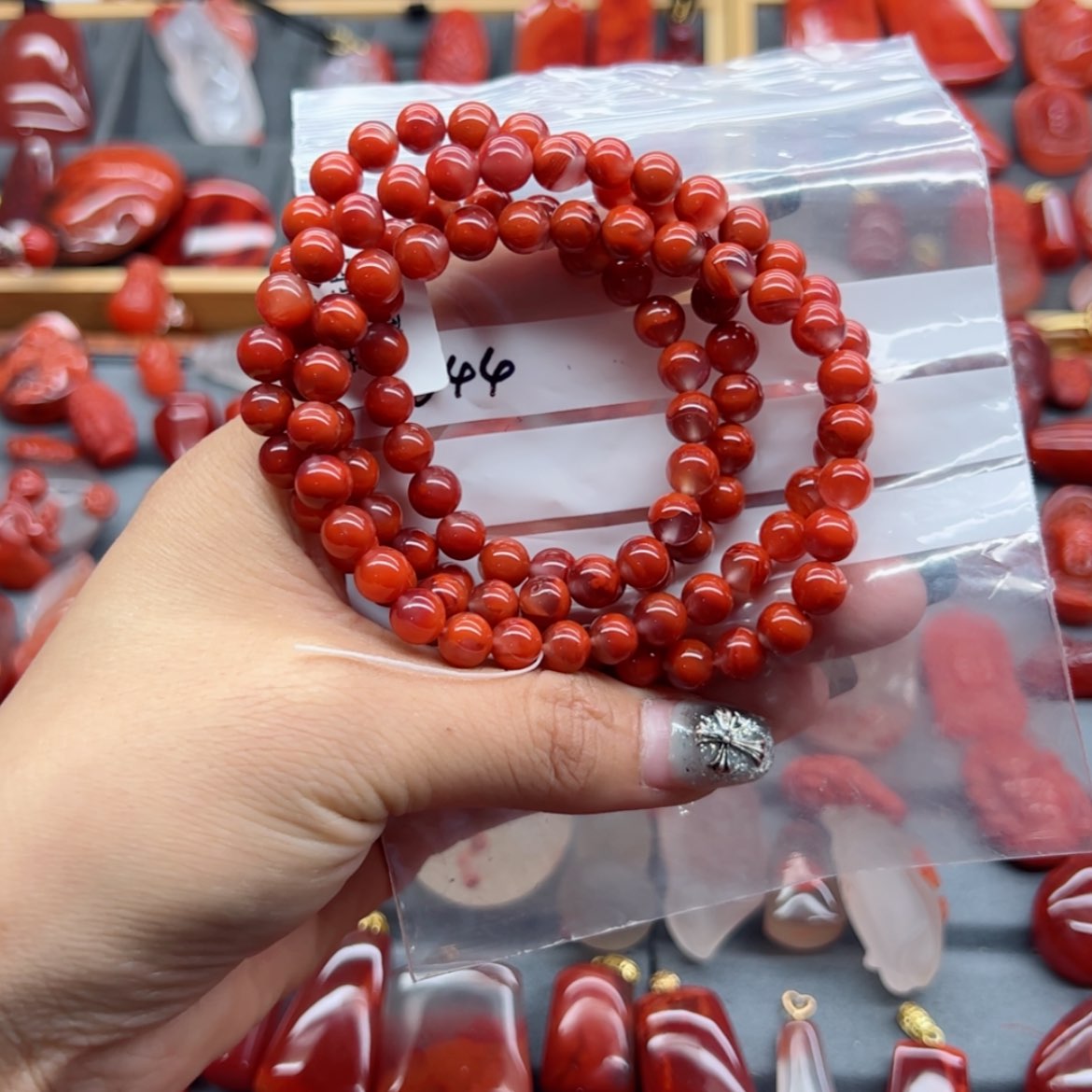 【闪购商品】南红玛瑙配饰未镶嵌六****回