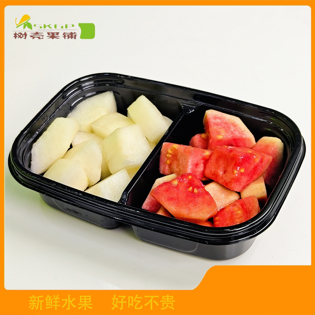 【泉州配送-果切】秋月梨+红心芭乐.约350g