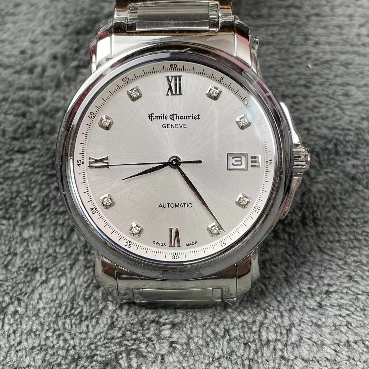 99新  未使用艾米龙/莱蒙/自动机械39mm/24年7月卡全套/工价14600