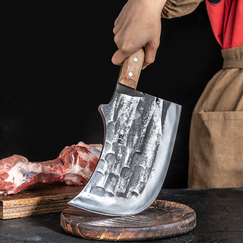手工锻打的砍骨刀砍牛骨专业剁骨刀不卷口不崩口耐用锋利