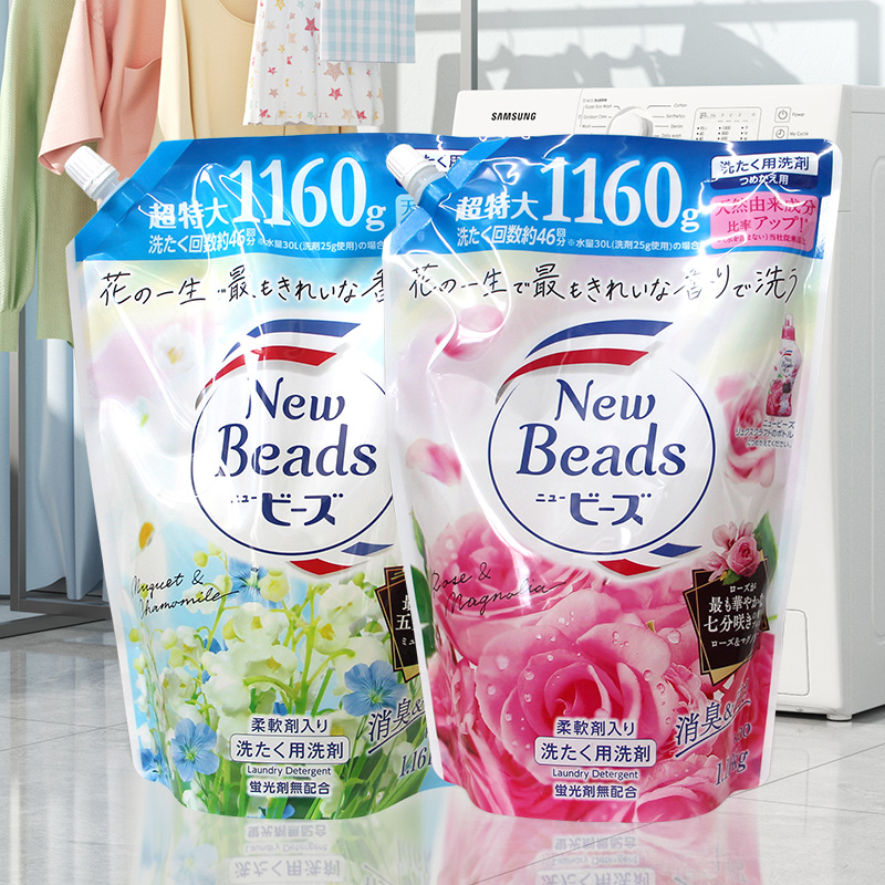 日本玫瑰铃兰洗衣液袋装1160g