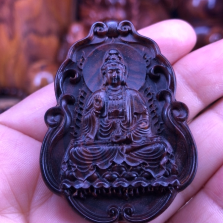 【闪购商品】降香黄檀手串/手链观音牌