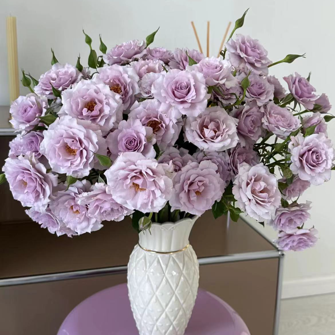 【一品花集】【紫雾公主】稀有多头玫瑰 云南昆明基地直发家用鲜花