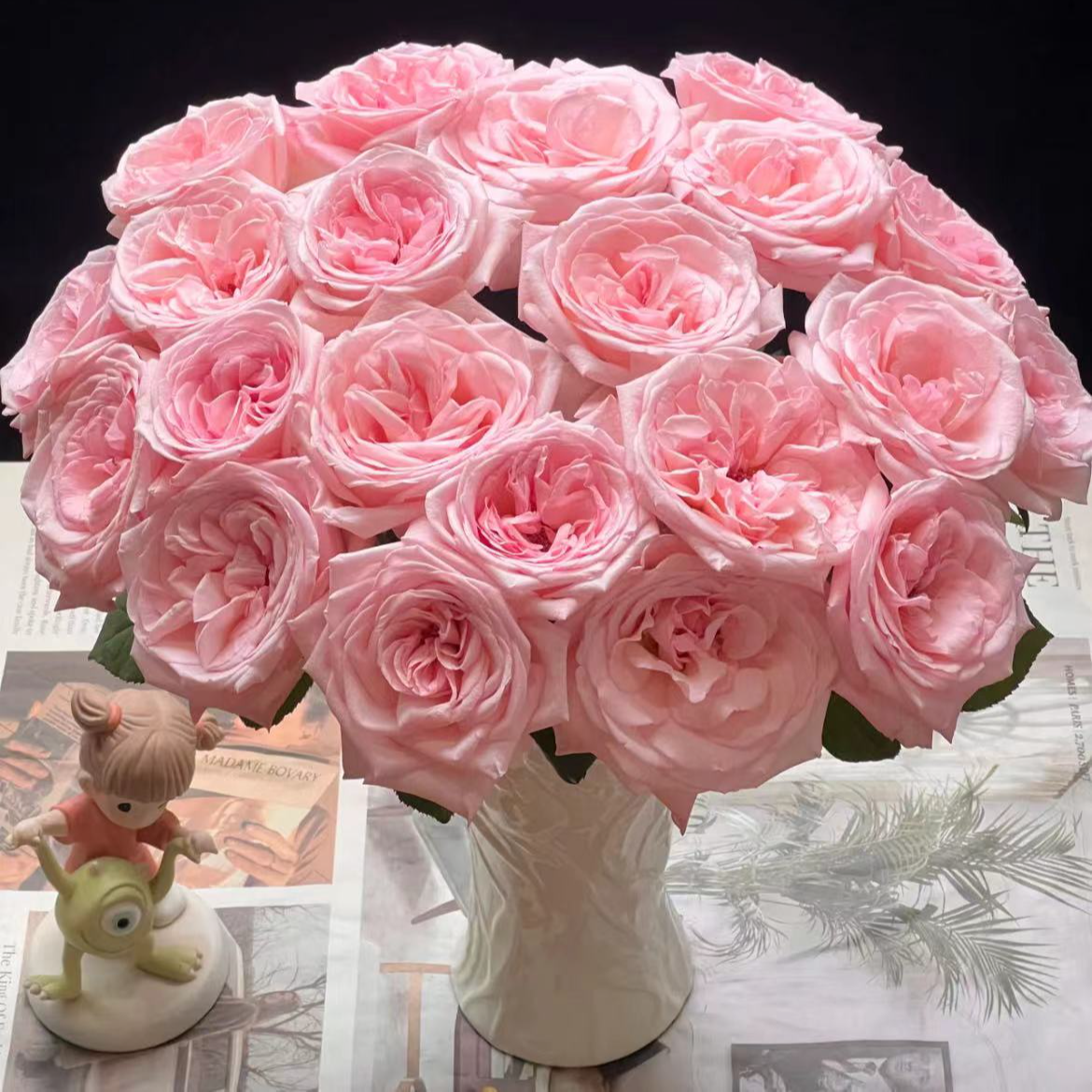 【一品花集】香香甜甜【粉荔枝】单头玫瑰 云南昆明基地直发家用鲜花