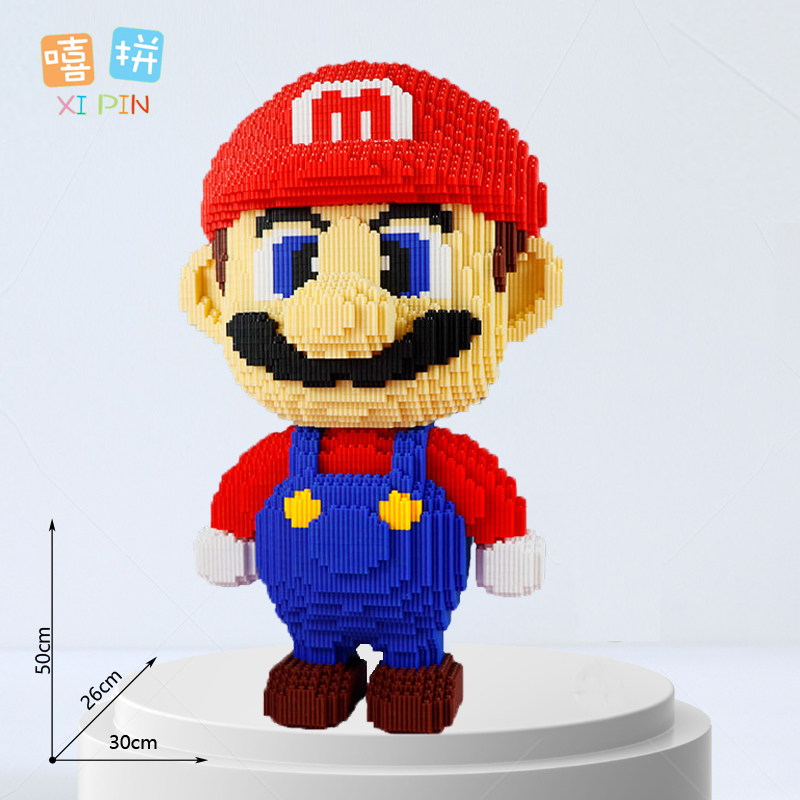 【开播福利】经典马力小颗粒益智玩具3Ｄ立体拼图模型摆件生日礼物