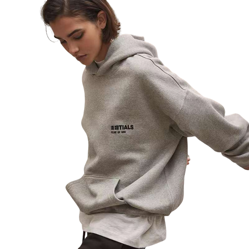 男生卫衣宽松休闲情侣秋冬连帽卫衣高街潮牌FOG复线ess潮流套头