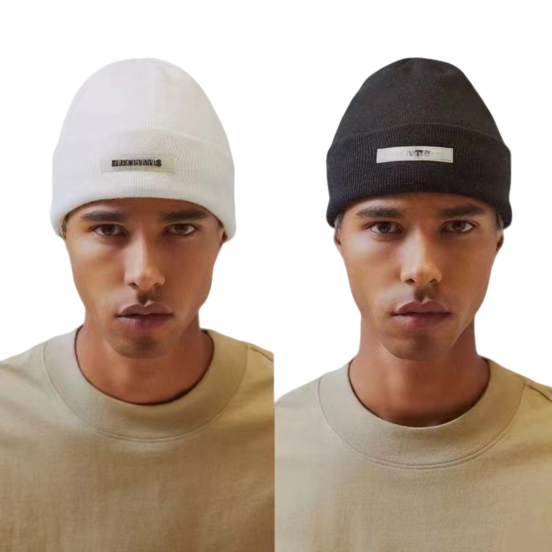 潮牌FOG复线时尚毛线帽子户外冷帽针织帽男女同款