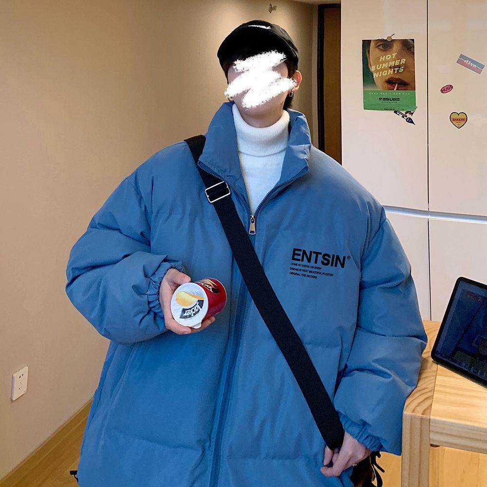 波司登冬季国潮羽绒服男新款潮牌立领面包服防寒加厚学生外套