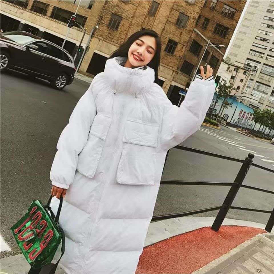 波司登羽绒衣棉服女2022冬装新款外套韩版棉衣中长款过膝棉袄修身