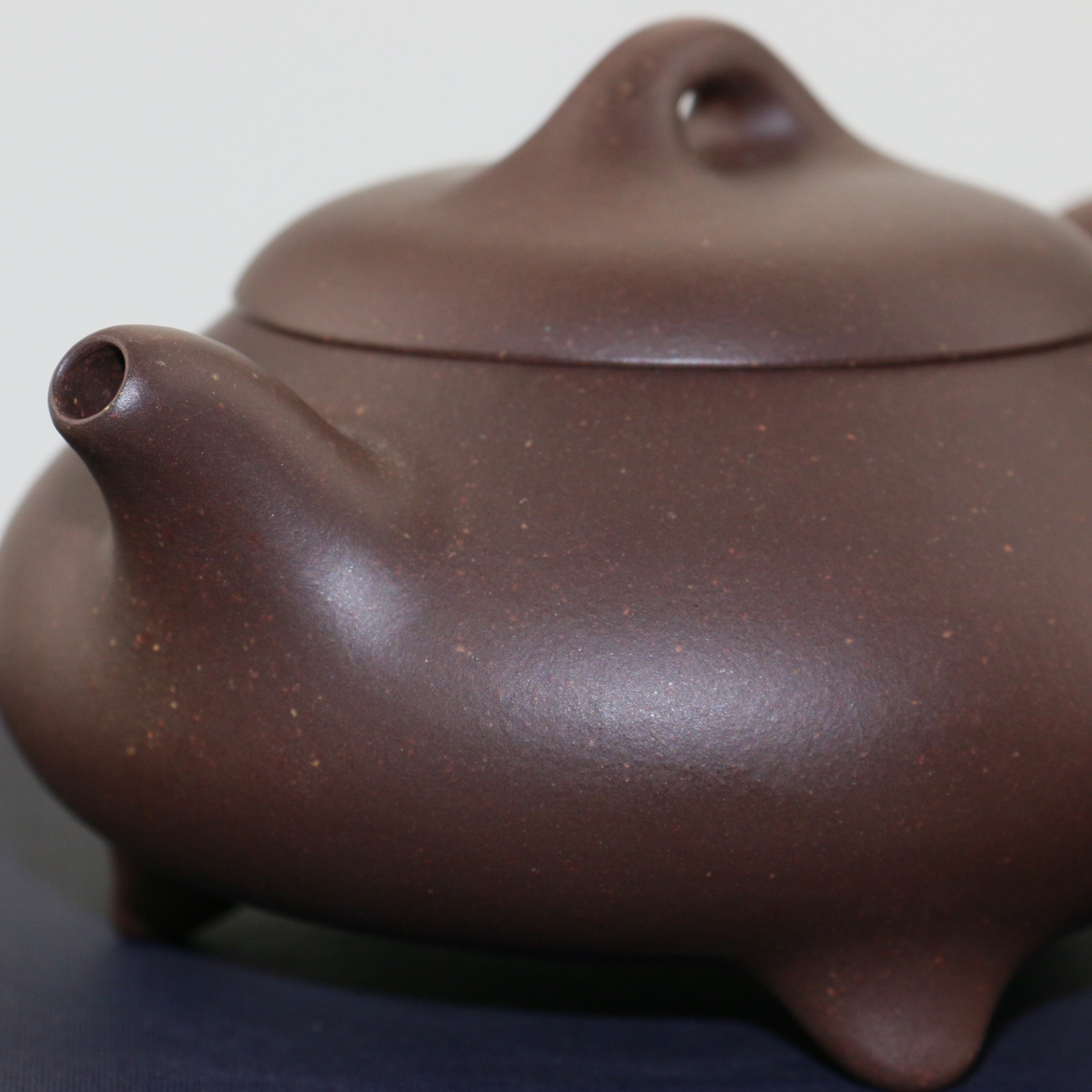 矮石瓢真然堂黄龙山原矿底槽青气窑烧制容量210cc水平壶紫砂壶