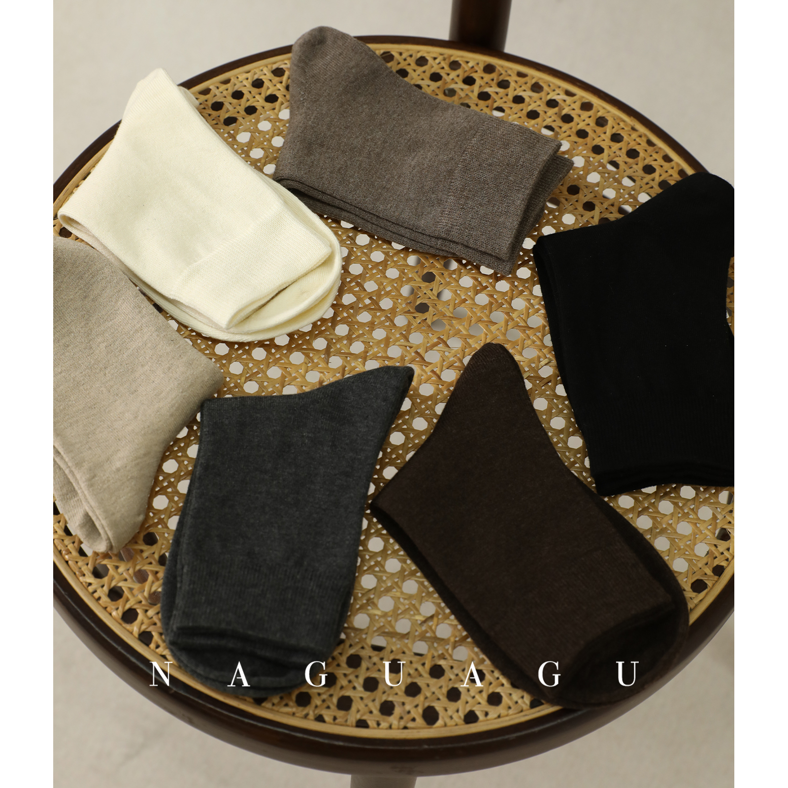 南瓜谷 暖暖袜 ~亲肤羊毛混纺舒适佰搭经典居家袜子