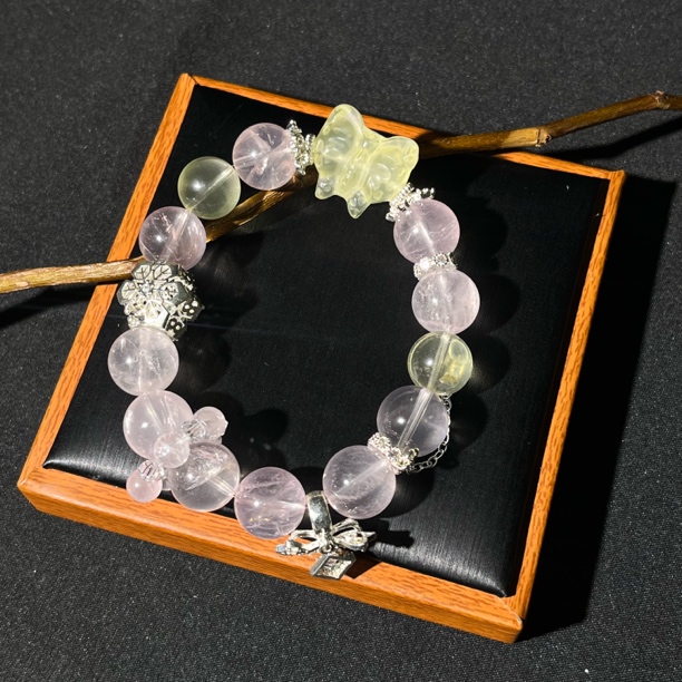 FS1009粉水晶DIY水晶手串手链