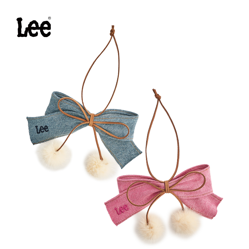 Lee蝴蝶结发卡挂饰