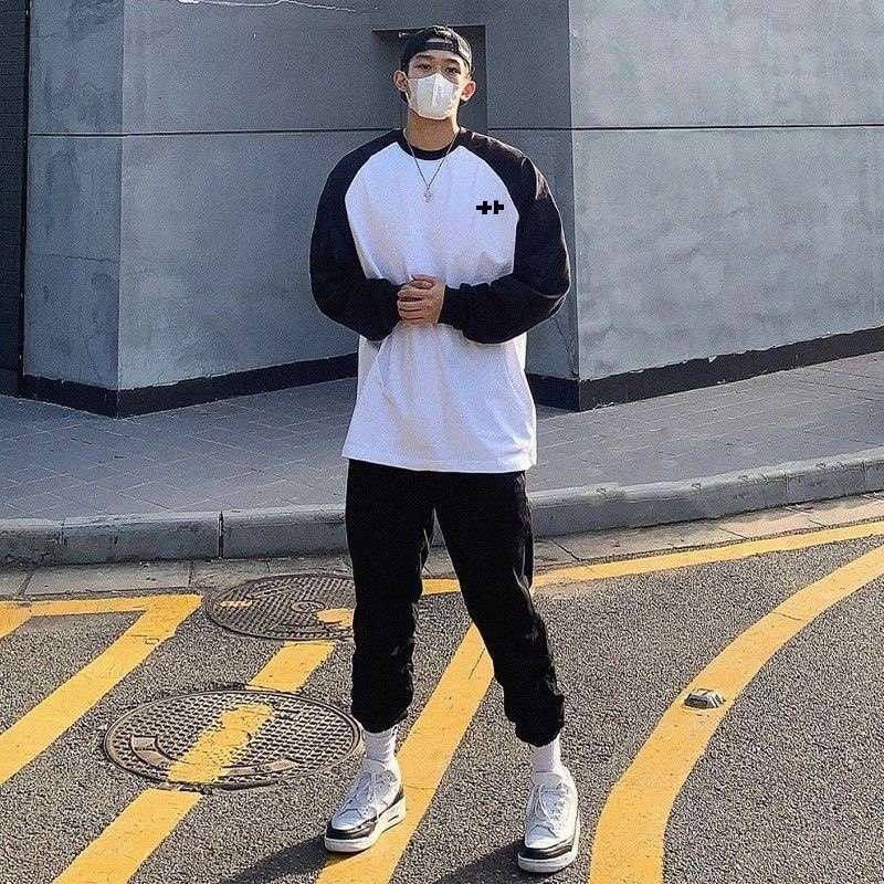 秋冬季草牌无中生有美式篮球长袖学生训练服男球衣速干T恤投篮服