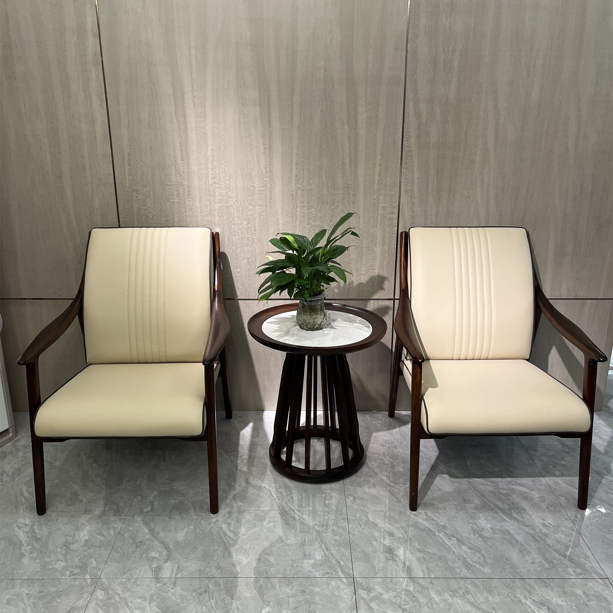 新中式实木特价款休闲椅 客厅阳台躺椅