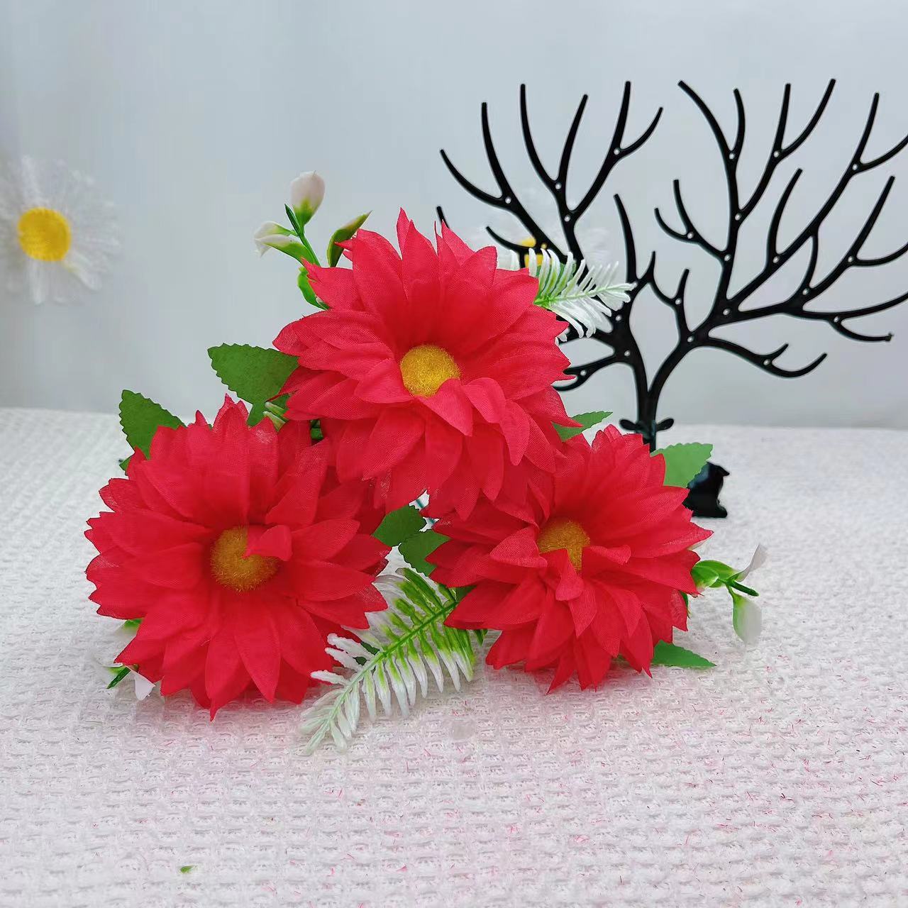 仿真大丽花全套材料包手工制作diy材料花杆材料