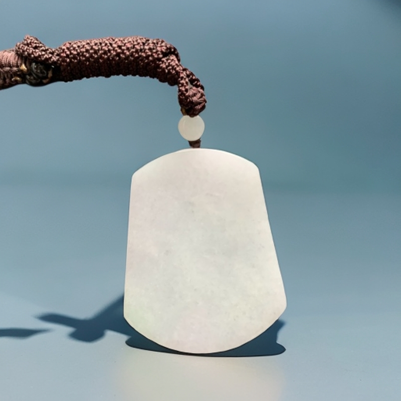 天然翡翠a货无事牌吊坠平安简单厚款梦想成真顺利大方守护悠闲