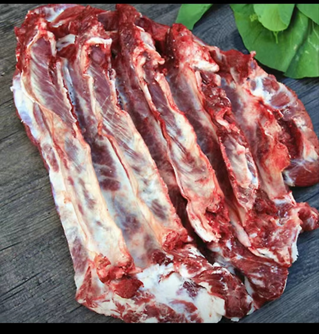 正宗清真精品牛肋条4斤   肋条腹肉京东或顺丰包邮