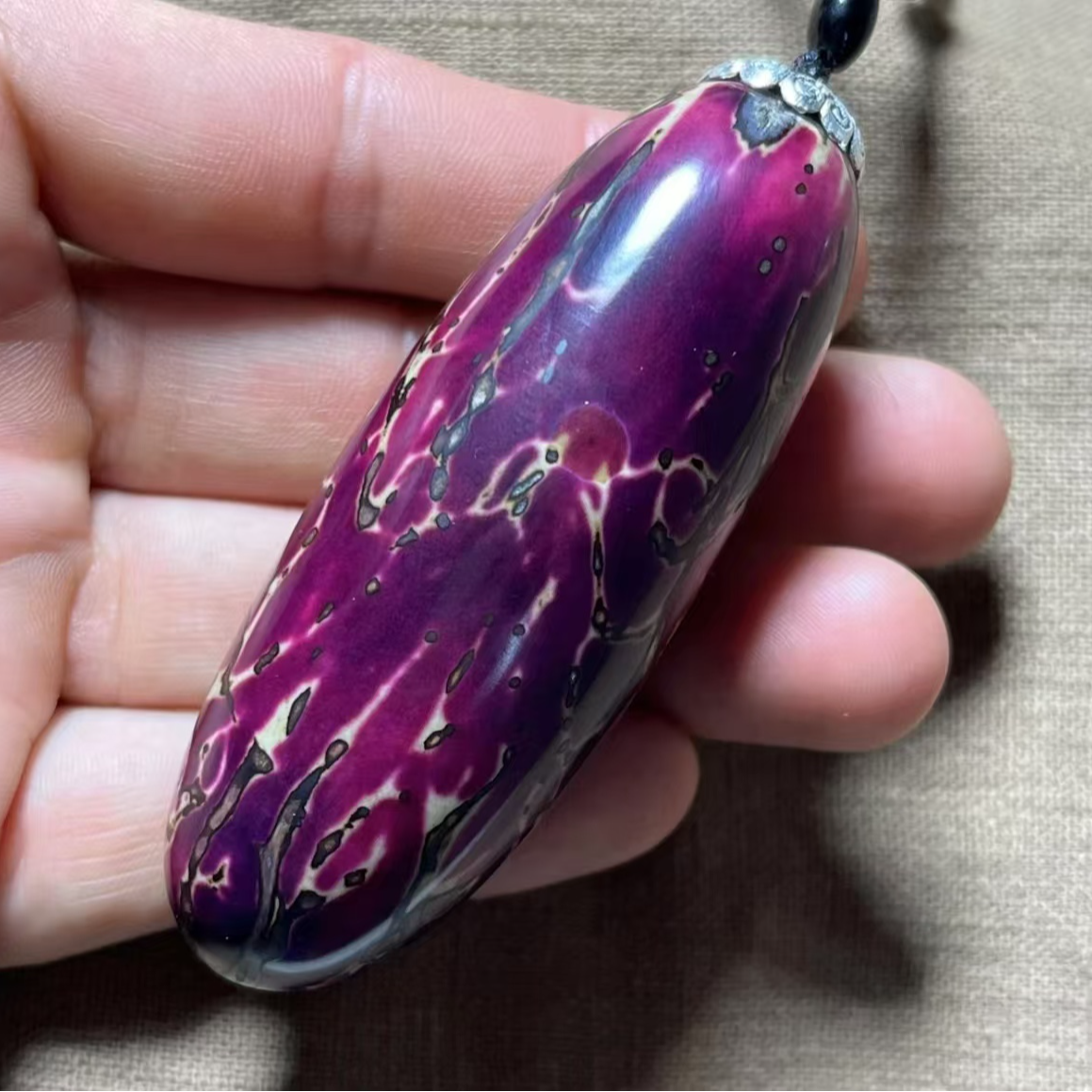 【满紫】精选千眼菩提果【开果不退】可选长短绳，制作手把，挂链