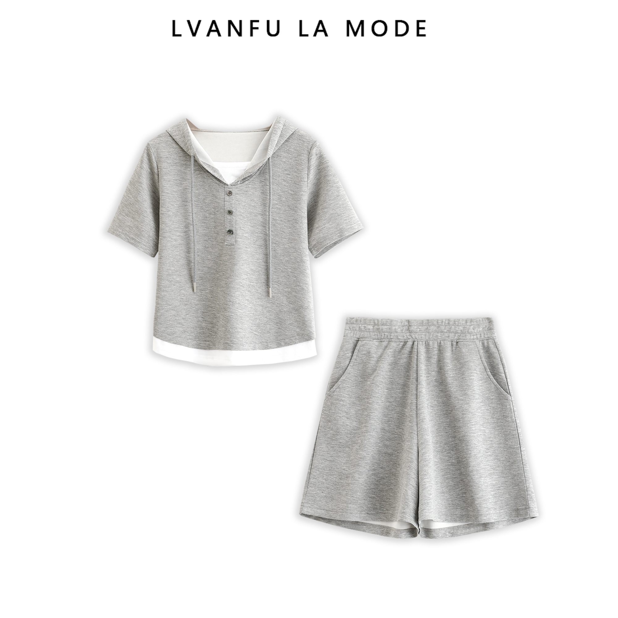 有效叠穿！一件厚度！显瘦不挑人空气层套装JY403A/LAP