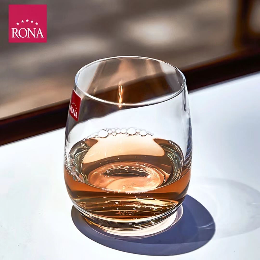 2026新款RONA进口酷爽耐热水晶玻璃平底杯家用xo洋酒威士忌杯子