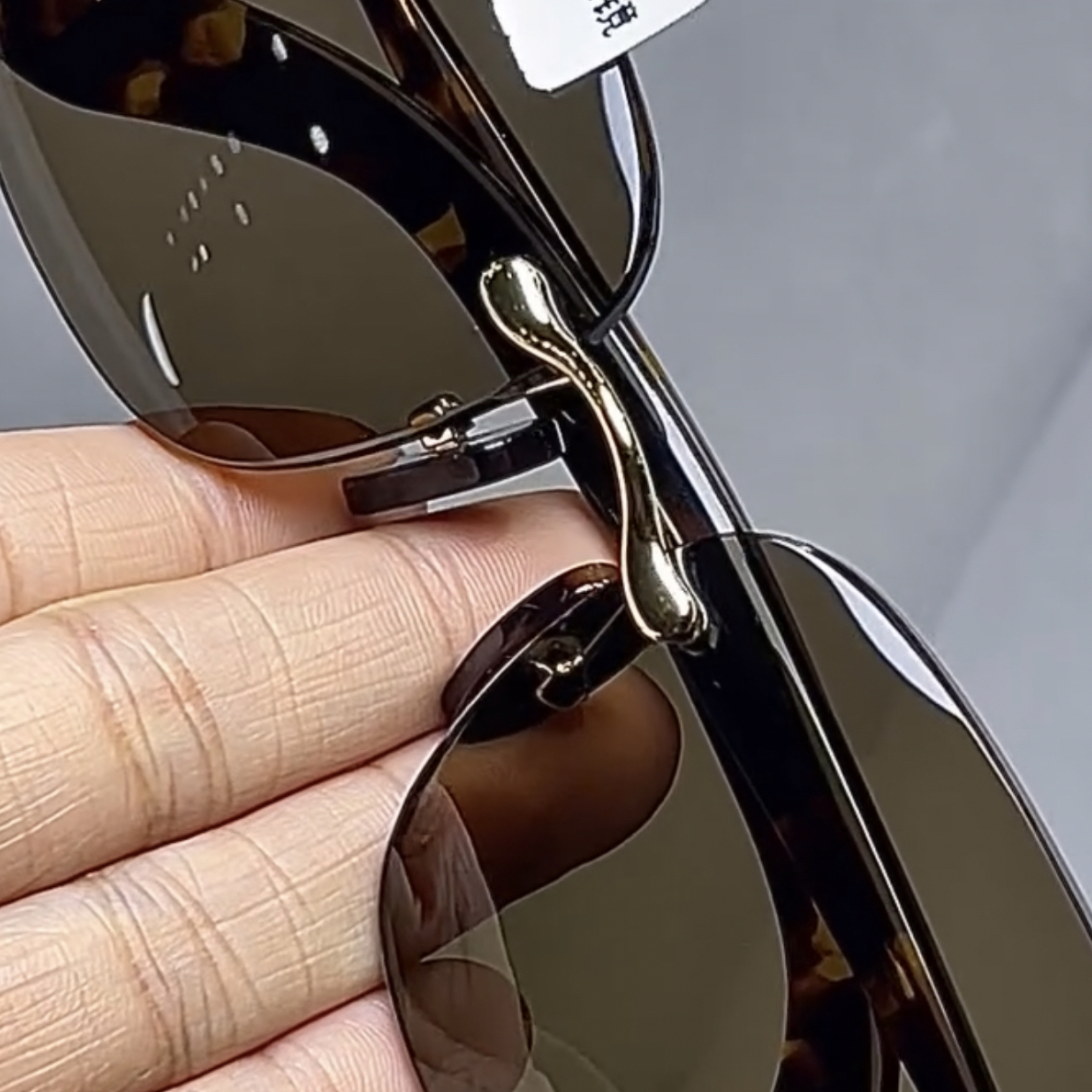 【直销价】老油料青黄底石天然深茶色男士水晶眼镜石头镜墨镜太阳镜