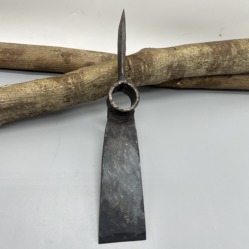 38农用锄头手工锻打弹簧钢户外挖地挖桩种果树挖冬笋挖春笋多功能