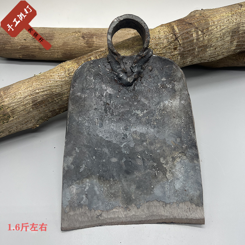 锄头家用全钢挖地种菜开荒锋利挖土挖管道手工锻打弹簧钢耐用农具