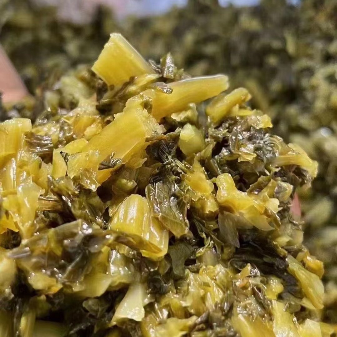 黄橙橙酸溜溜脆声声闻一下流口水的食用黄辣菜1斤1装可烧肉无添加