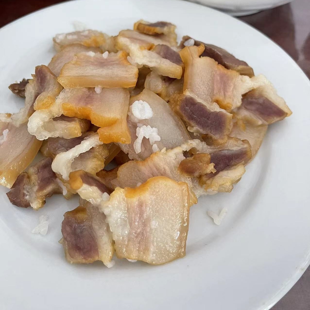 寿县传统腊味农村土猪肉纯手工腌制咸肉咸五花肉腊肉称重售卖