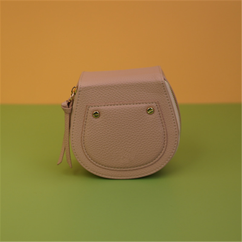 ly640 经典小猪包便携简约收纳包时尚个性裸粉色小号化妆盒化妆包