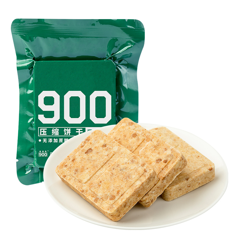 900不添加蔗糖压缩饼干100g办公室网红饼干解馋代餐即食