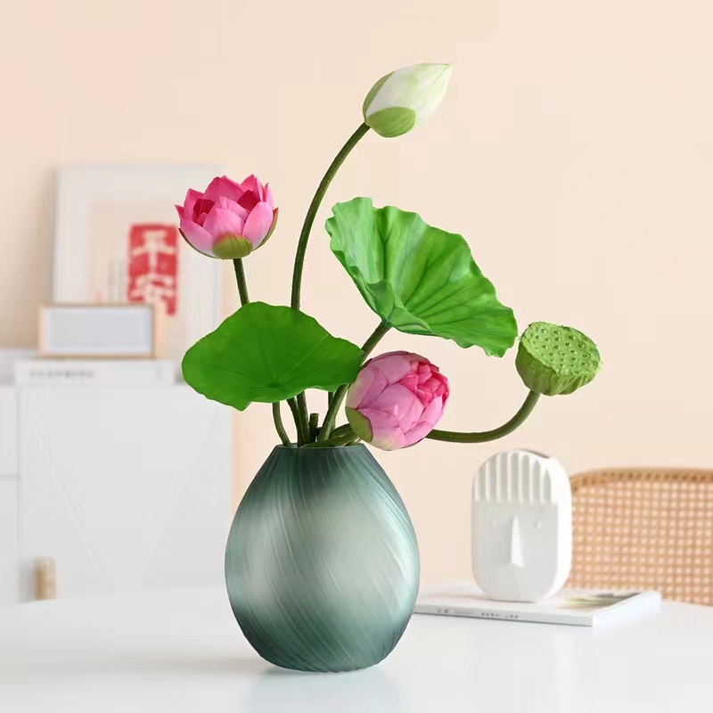 【荷花】仿真花  荷花家居摆放，高格调平安。中国风