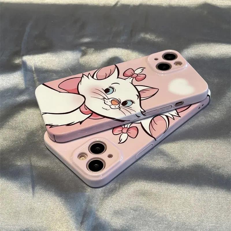 粉玛丽孔菲林壳苹果15手机壳iphone13全包精孔12promax/11硬壳女