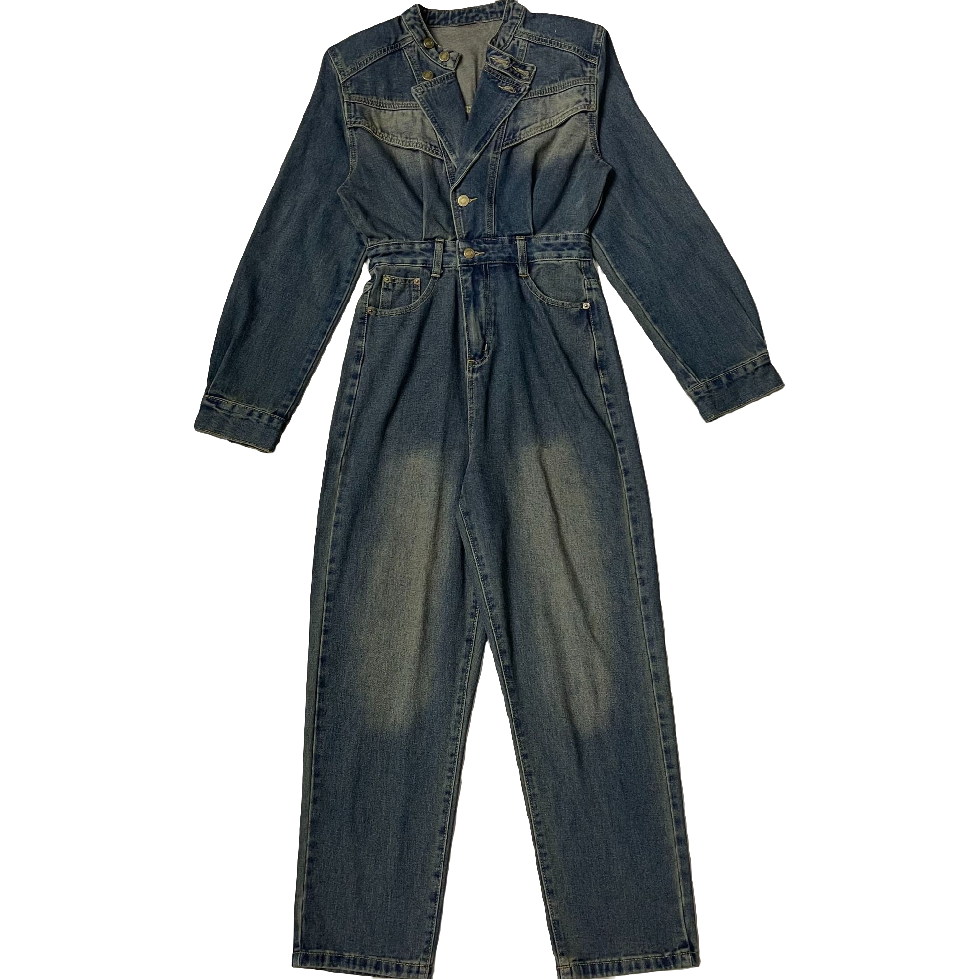 2024早春新款V领显瘦收腰连衣裤9007