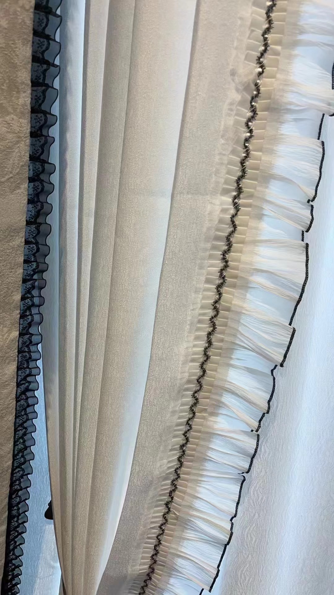 金源窗饰新款窗帘花边睫毛款单层花边