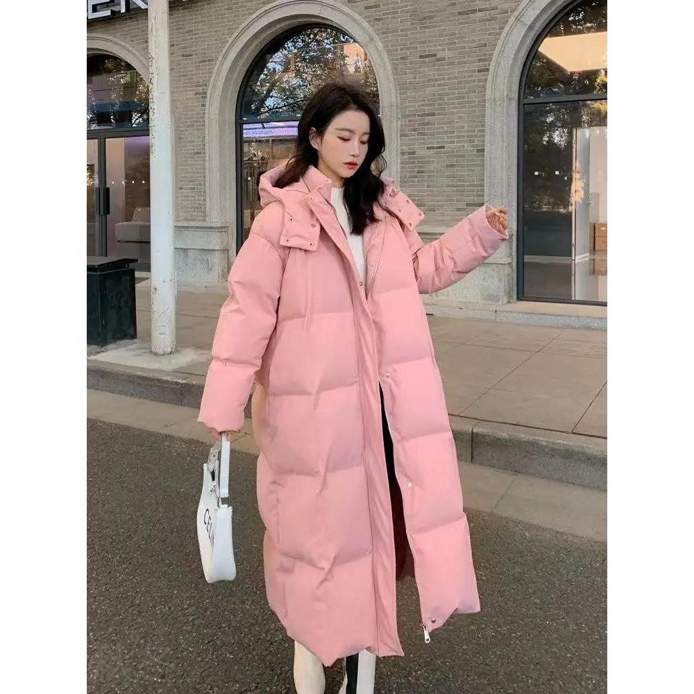 秋冬女面包服羽绒棉服冬季外套长款加厚棉袄2023年新