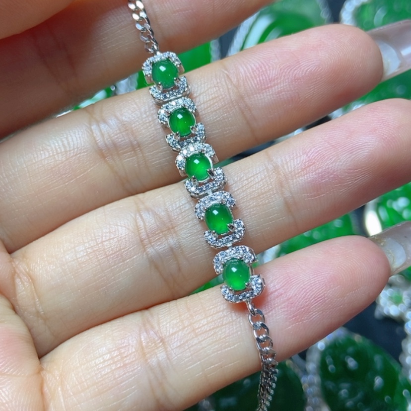 【闪购商品】翡翠颈饰银S925镶嵌程*