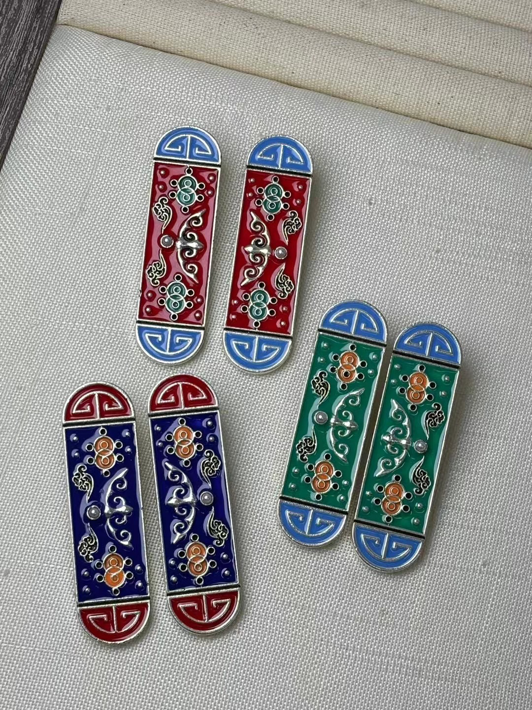 蒙古元素发夹 蒙古族发夹 民族风发夹