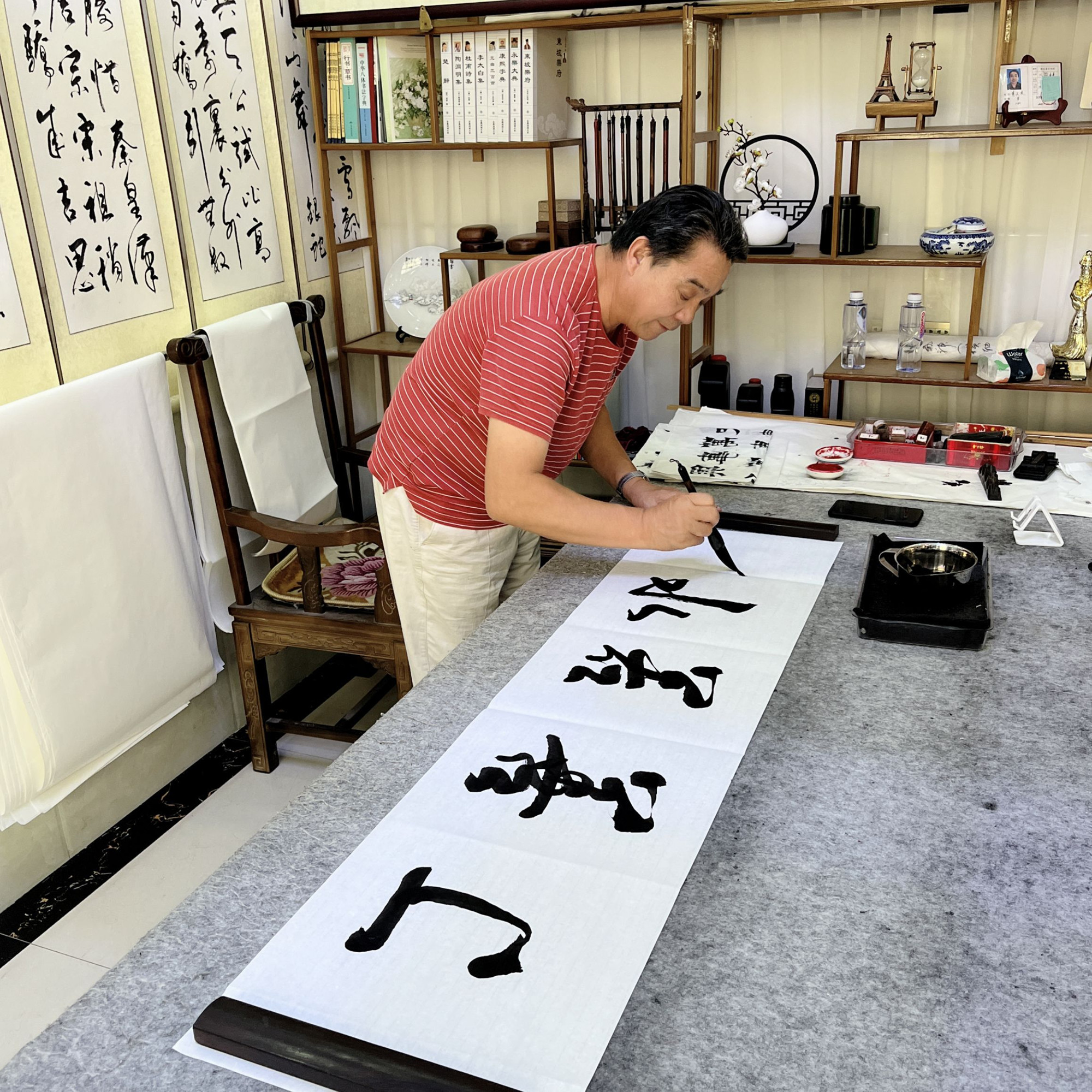 上善若水35*140黄文友老师书法作品