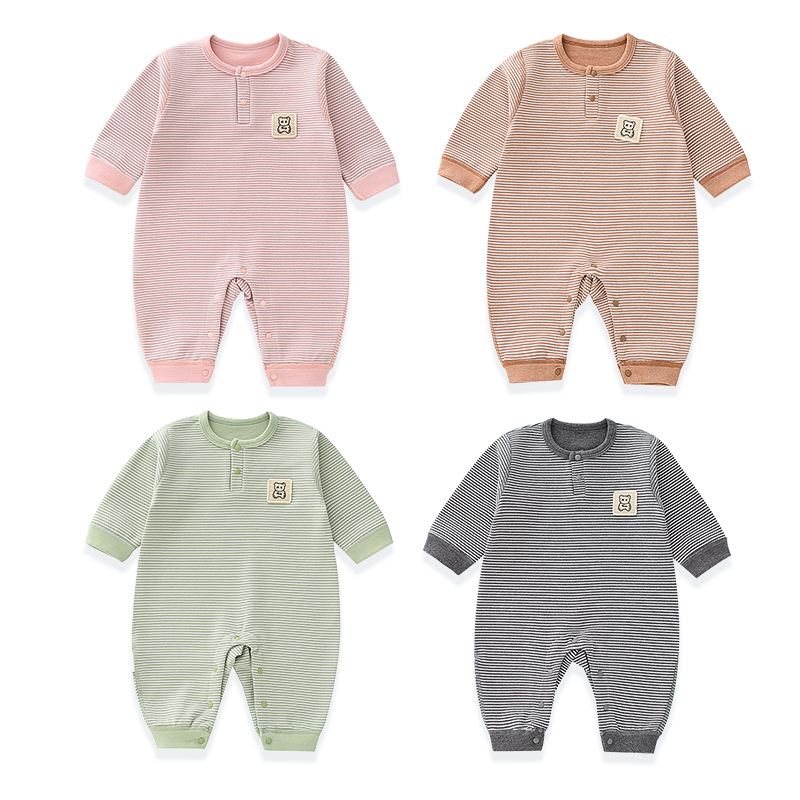 婴儿秋冬季衣服石墨烯连体衣宝宝秋冬打底无骨保暖衣服新生婴