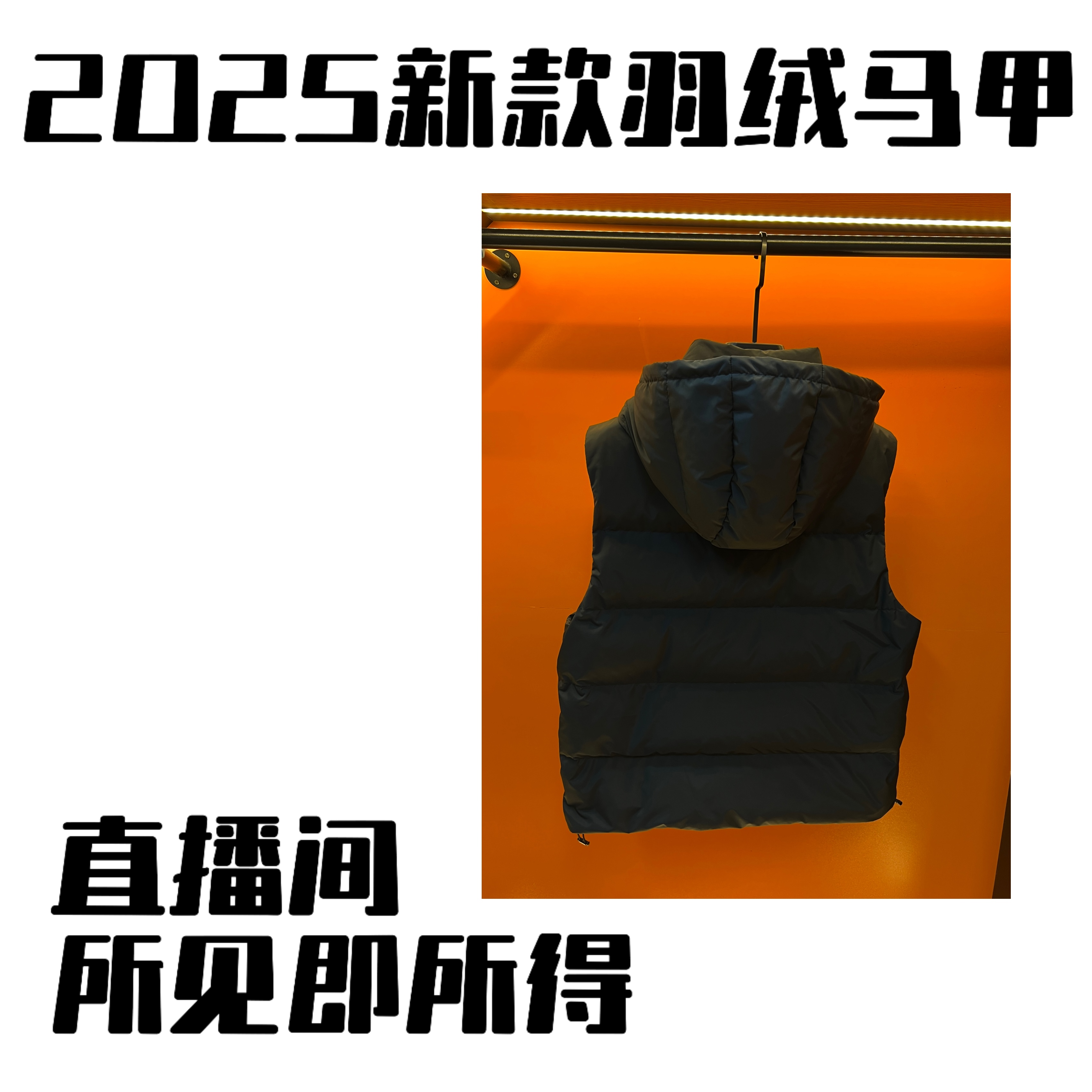 【原单版本】羽绒马甲男装高奢时尚潮流百搭白鸭绒马甲【小林专属】