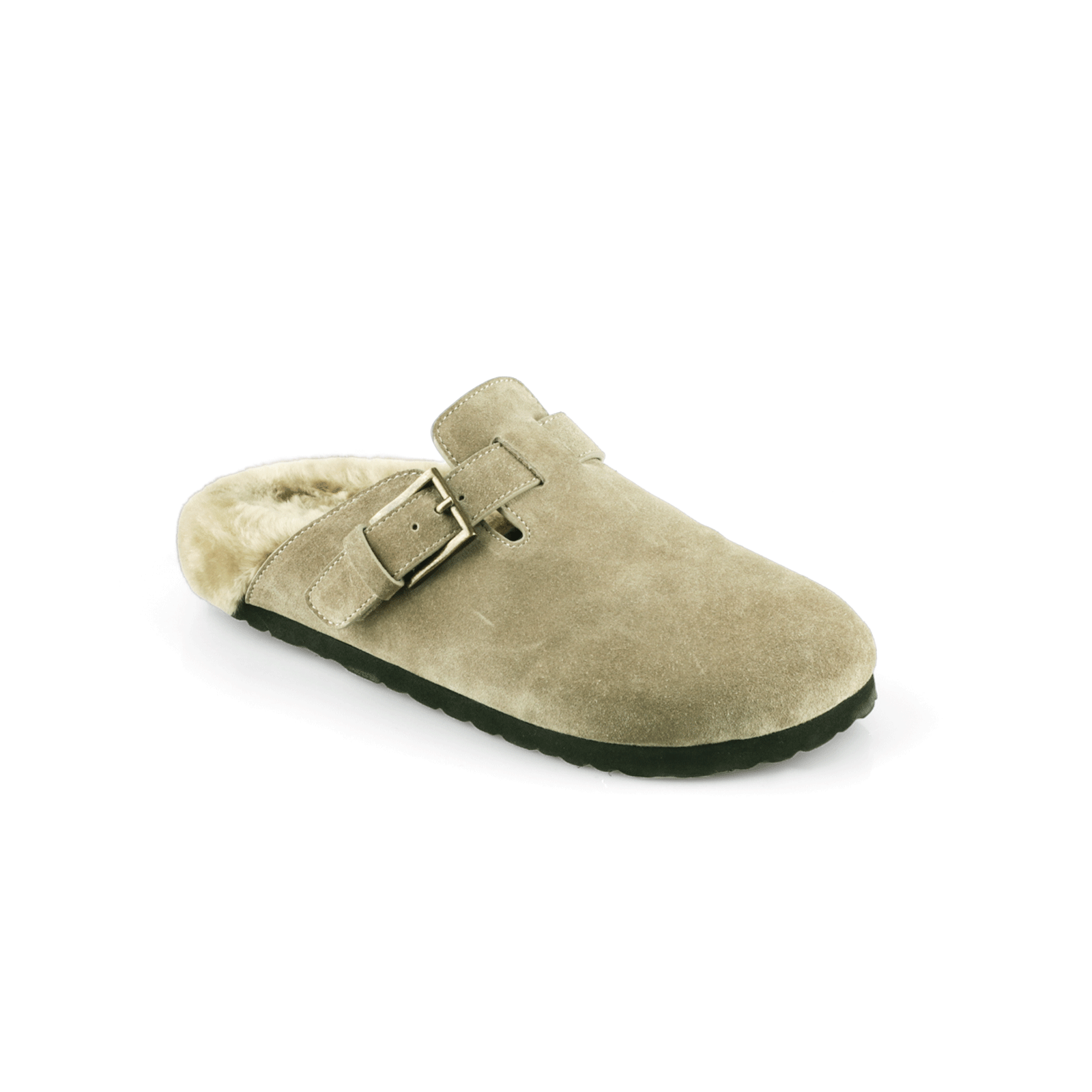 MANIKA GUAN2025年新款真毛软底秋冬平底真皮暖拖拖鞋MK2018277