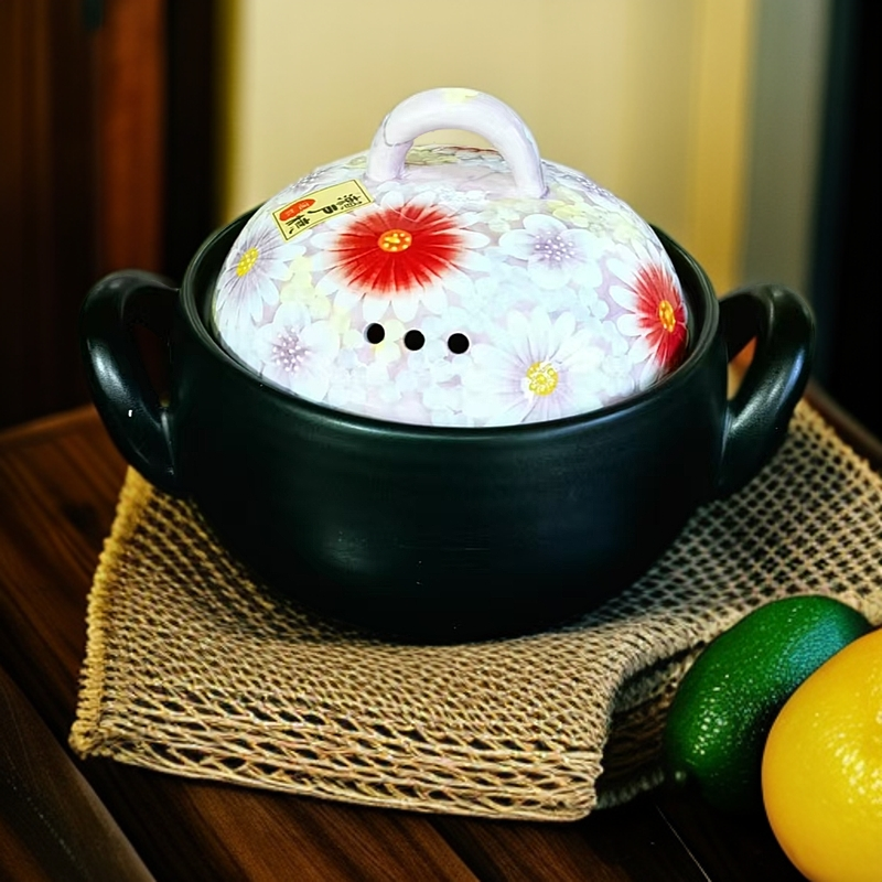 濑户烧家用手绘砂锅