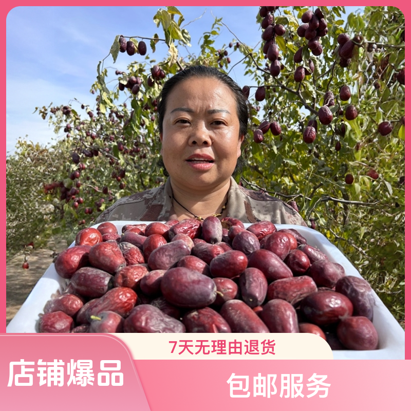 3【新疆直发】原生态新疆和田大枣正宗红枣3cm-3.5cm左右5斤/10斤