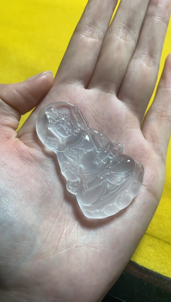 【闪购商品】石英质玉虚空观音未镶嵌011